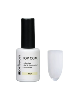 Топ для ногтей без липкого слоя Milk Sofiprofi Top Coat, 10 мл